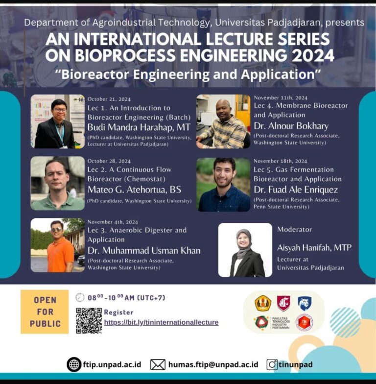 An International Lecture Series on Bioprocess Engineering